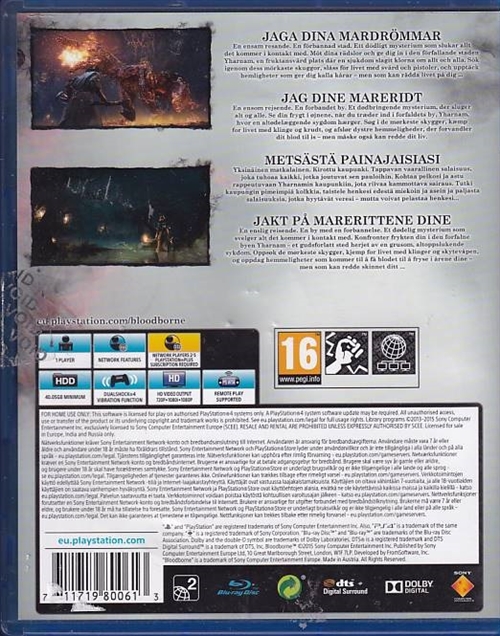 Bloodborne - PS4 (A Grade) (Genbrug)
